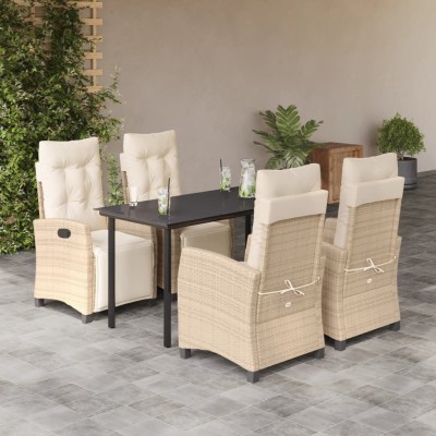 Garden set with cushions, 5...