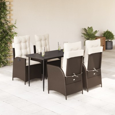 Garden set with cushions, 5...
