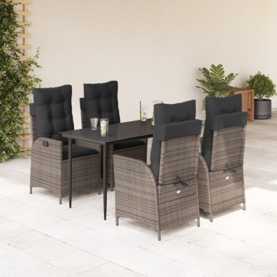 Garden set with cushions, 5...