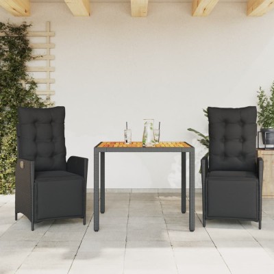Garden set with cushions, 3...