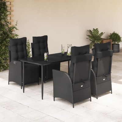 Garden set with cushions, 5...