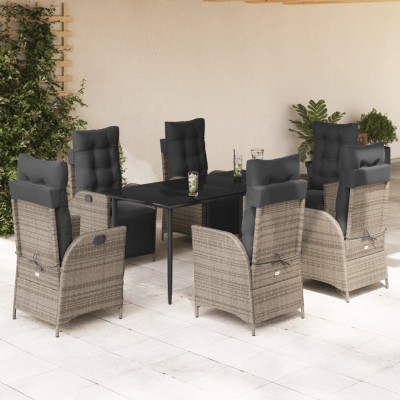 Garden set with cushions, 7...