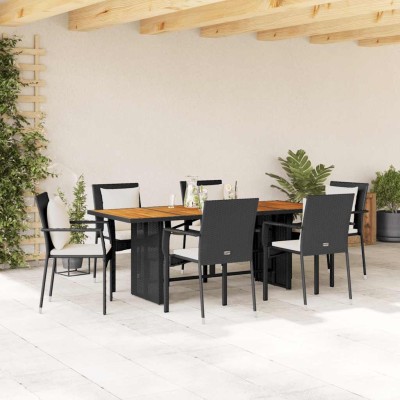 Garden set with cushions, 7...