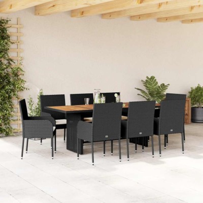 Garden set with cushions, 9...