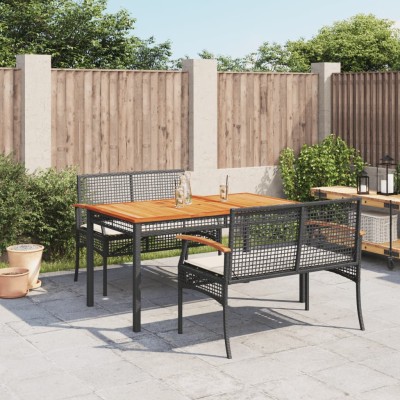 Garden set with cushions, 3...