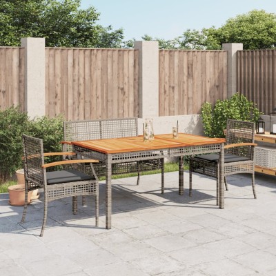 Garden set with cushions, 4...