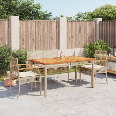 Garden set with cushions, 4...