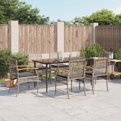 Garden set with cushions, 7...