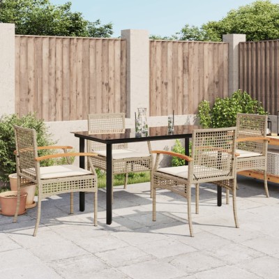 Garden set with cushions, 5...