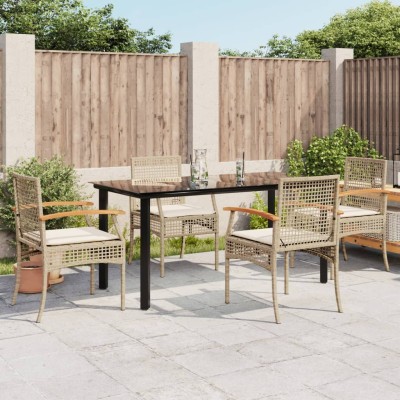 Garden set with cushions, 5...