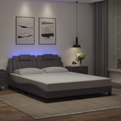Bed frame, Viana, with LED...