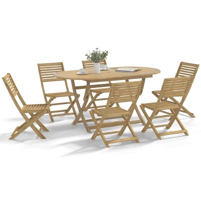 Folding garden chairs, 6...