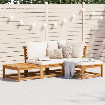 Garden set with cushions, 4...
