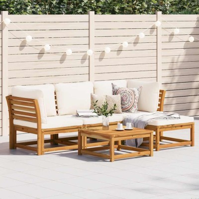 Garden set with cushions, 5...