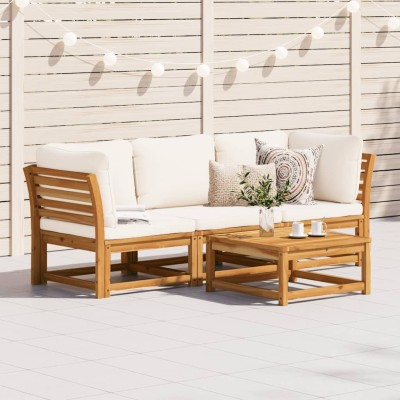 Garden set with cushions, 3...