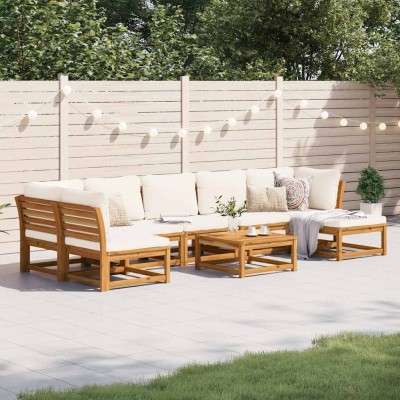 Garden set with cushions, 8...