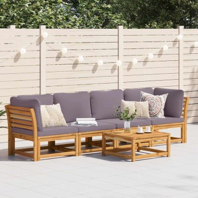 Garden set with cushions, 4...