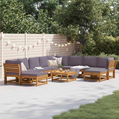 Garden set with cushions,...