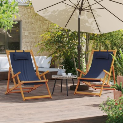 Folding beach chairs, 2...