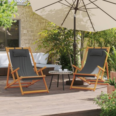 Folding beach chairs, 2...