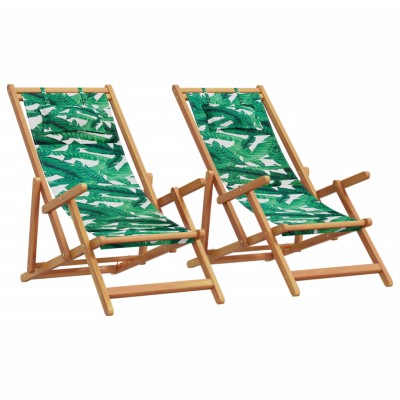 Folding beach chairs, 2...