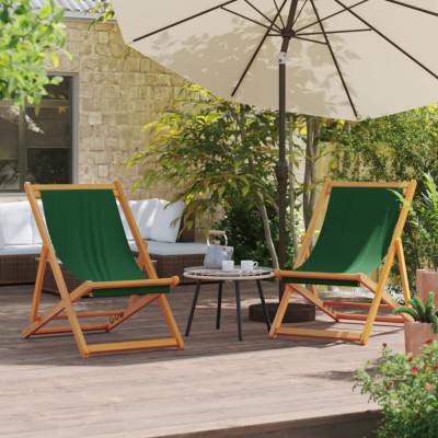 Folding beach chairs, 2...