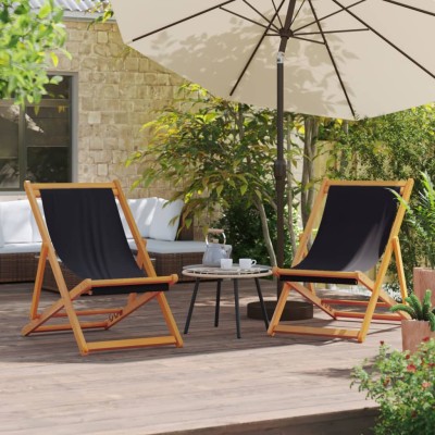 Folding beach chairs, 2...