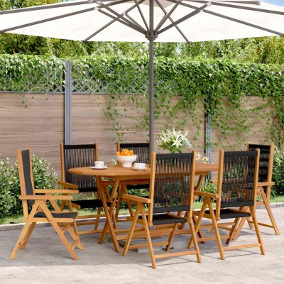 Reclining garden chairs, 6...
