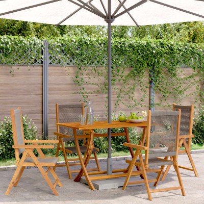 Reclining garden chairs, 4...