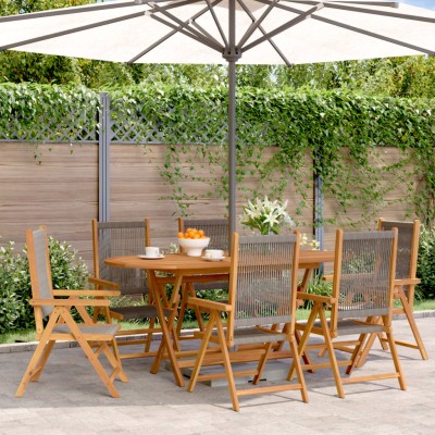 Reclining garden chairs, 6...