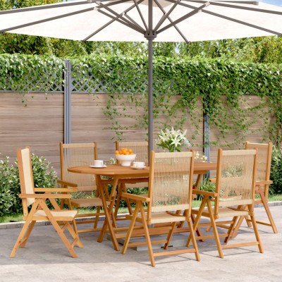 Reclining garden chairs, 6...
