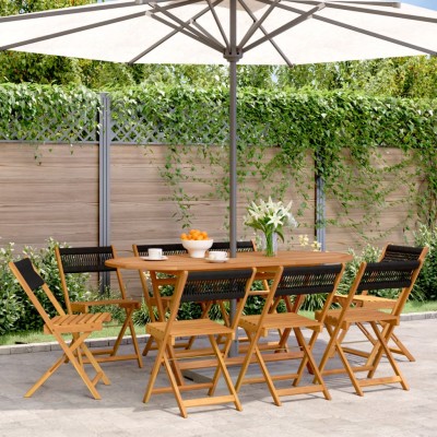 Folding garden chairs, 8...