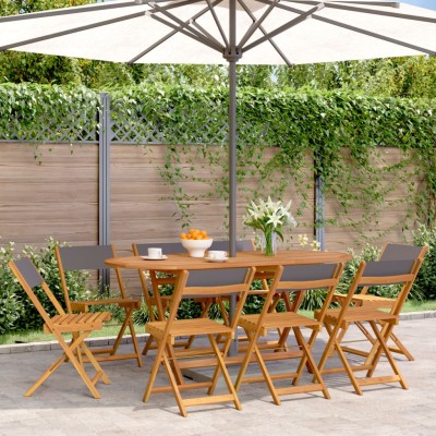 Folding garden chairs, 8...