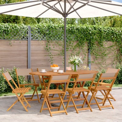 Folding garden chairs, 8...
