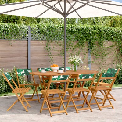 Folding garden chairs, 8...