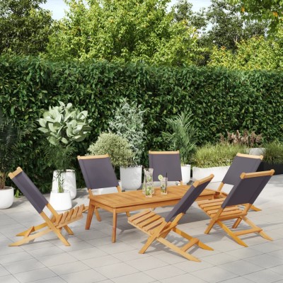 Folding garden chairs, 6...