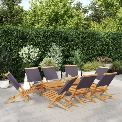 Folding garden chairs, 8...