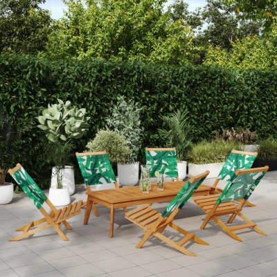 Folding garden chairs, 6...