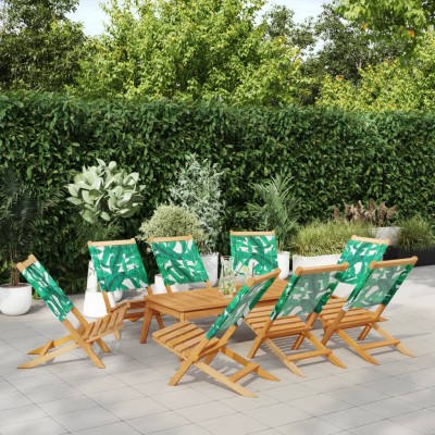 Folding garden chairs, 8...