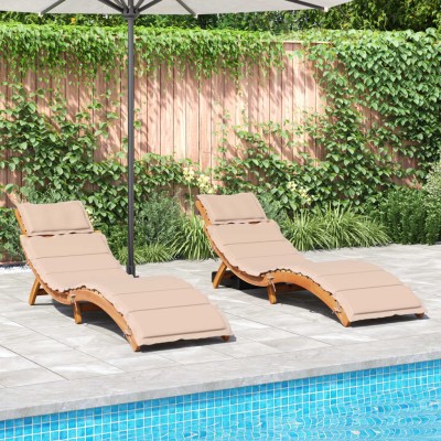 Sunbeds with mattresses, 2...