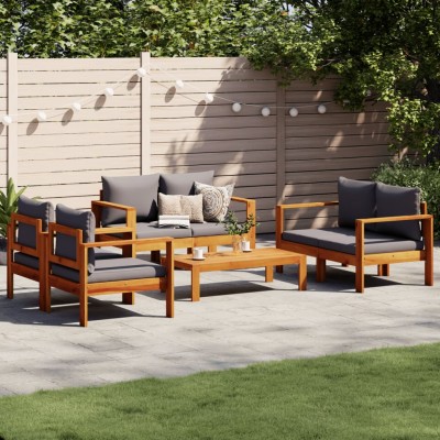 Garden set with cushions, 5...