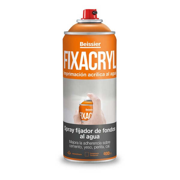 Plaukų lakas Beissier 70237-007 Fixacryl Hidroizoliacija 400 ml Peršviečiamas