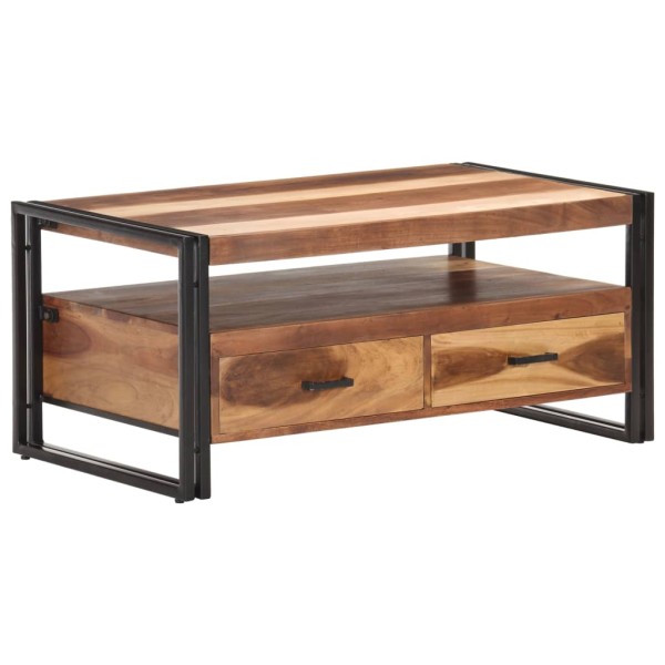 Coffee table, 100x55x45cm, solid acacia wood