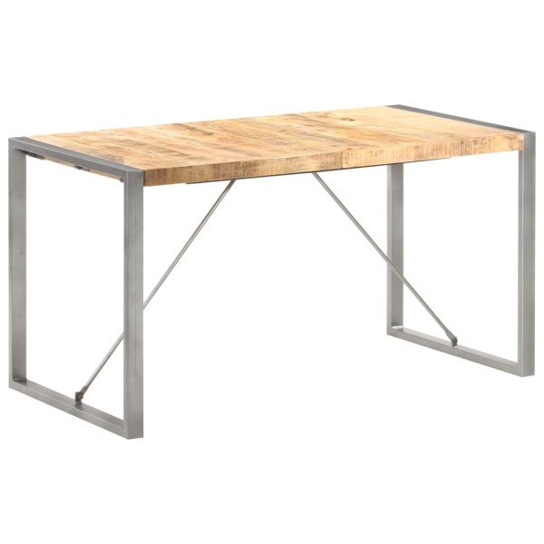 Dining table, 140x70x75cm, solid mango wood