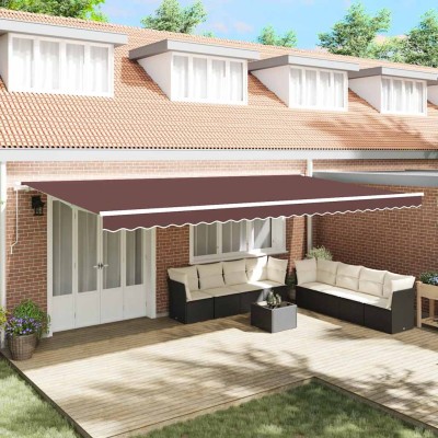 Manual retractable awning,...