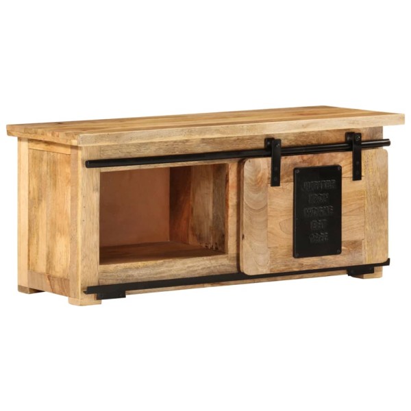 TV cabinet, 90x35x40cm, solid mango wood