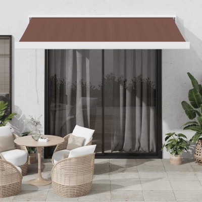 Manual retractable awning,...