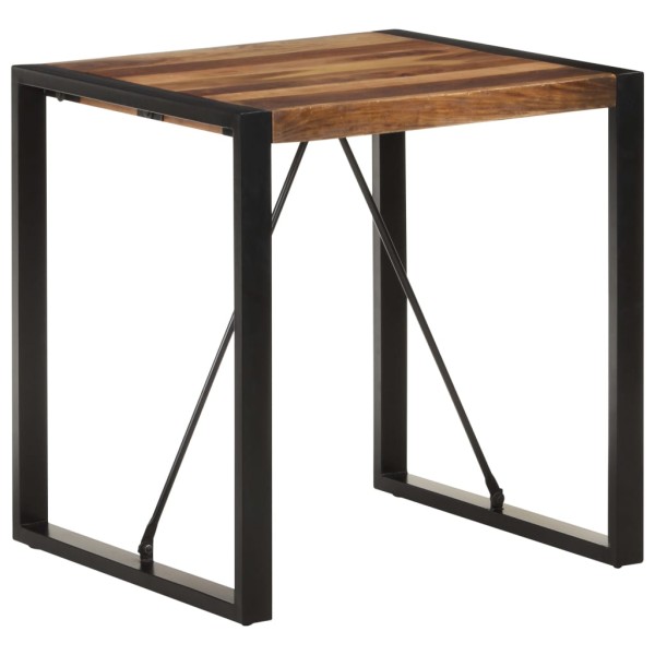 Dining table, 70x70x75cm, solid acacia wood