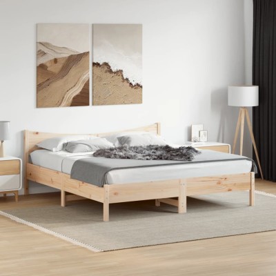 Bed frame without mattress,...