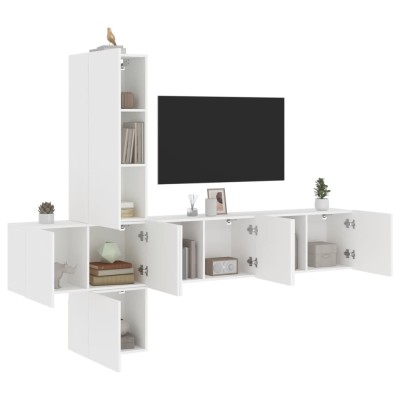Wall TV section, 5 parts,...